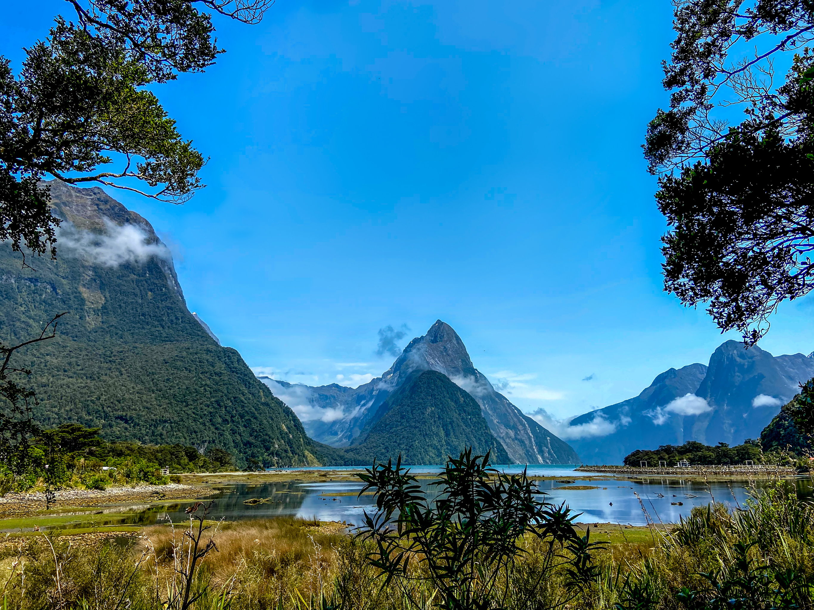 Mitre Peak at Milford Sound during our New Zealand Road trip through South Island