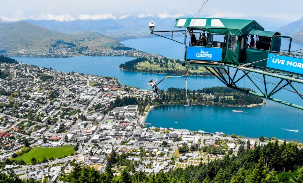 Bungy Jumping- No.1 on the new zealand bucket list