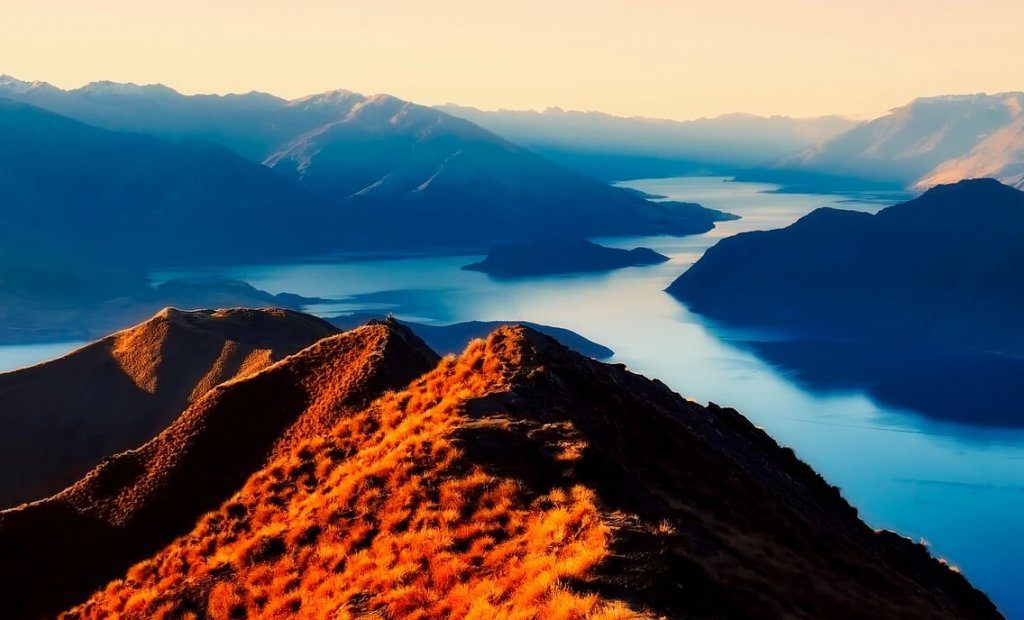 view from roys peak- top things to do and see in new zealand