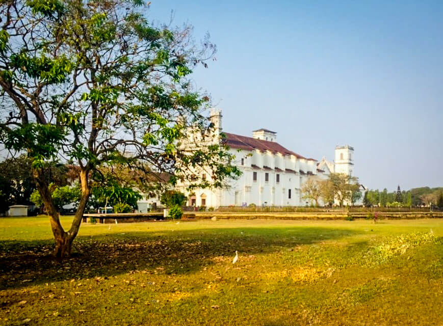 Se Cathedral in Goa, Agonda, india