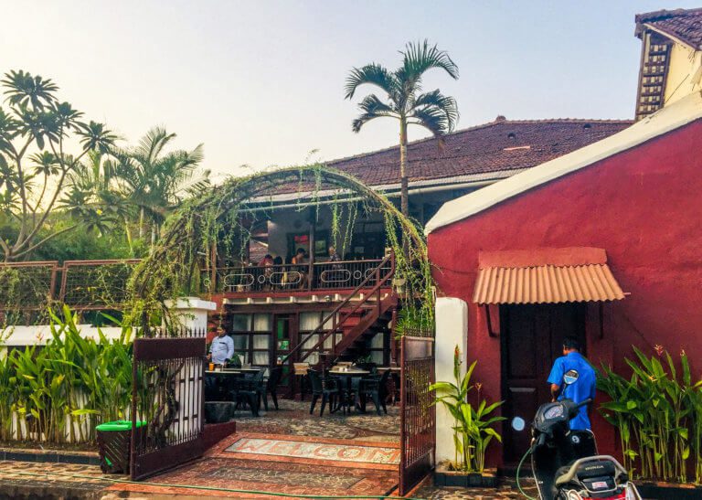 A Cafe in Fontainhas, Panjim, Goa, India