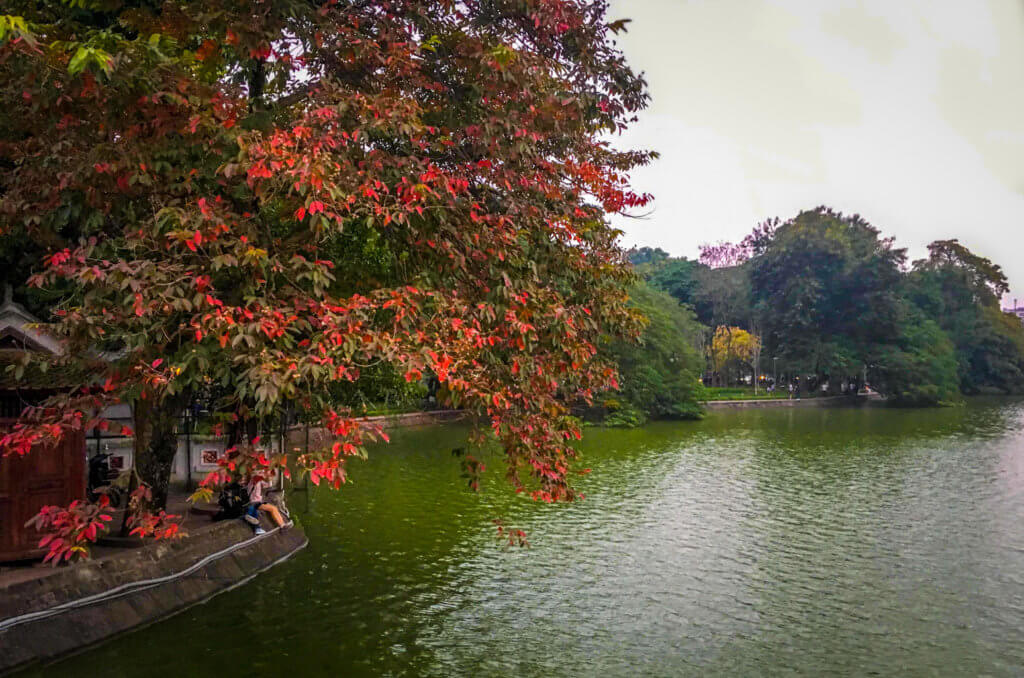 Hoan Kiem lake - Must Visit on your 2 Days in Hanoi Itinerary