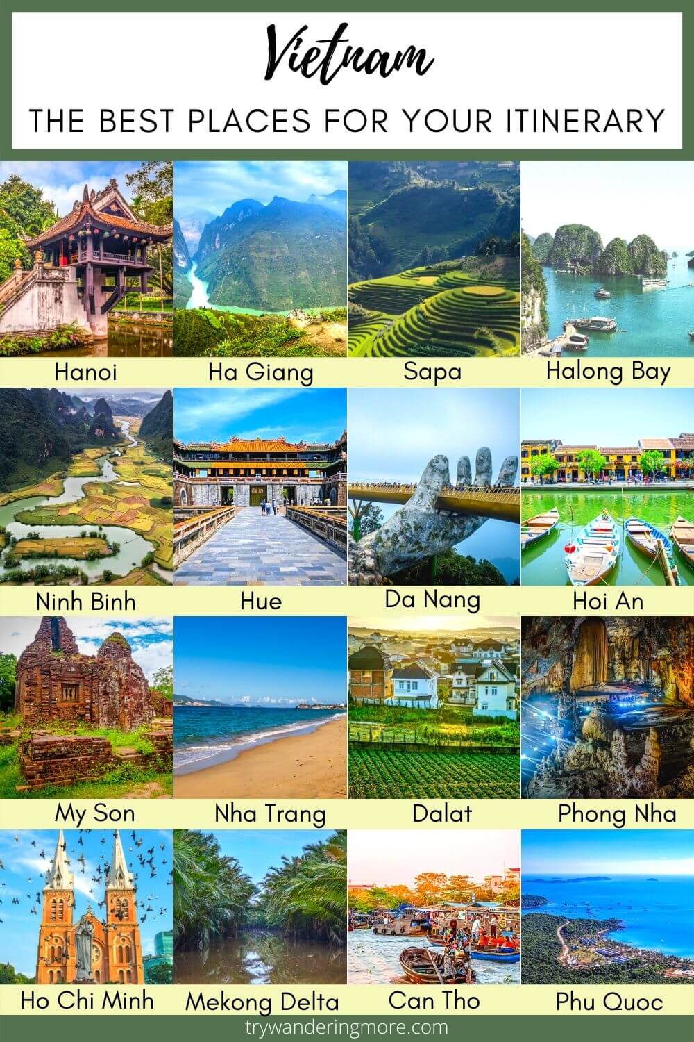 15 Best Places to Visit in Vietnam for an Amazing Trip