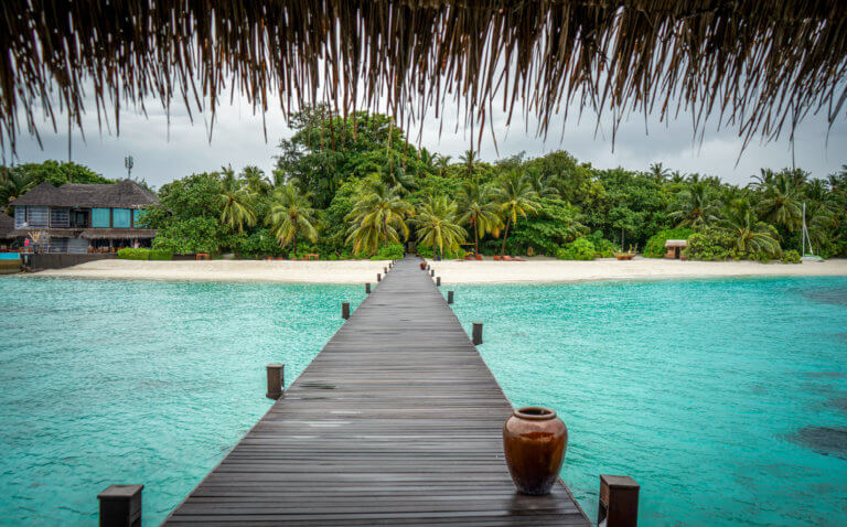 Maldives Holiday Resort-Coco Bodu Hithi Entrance