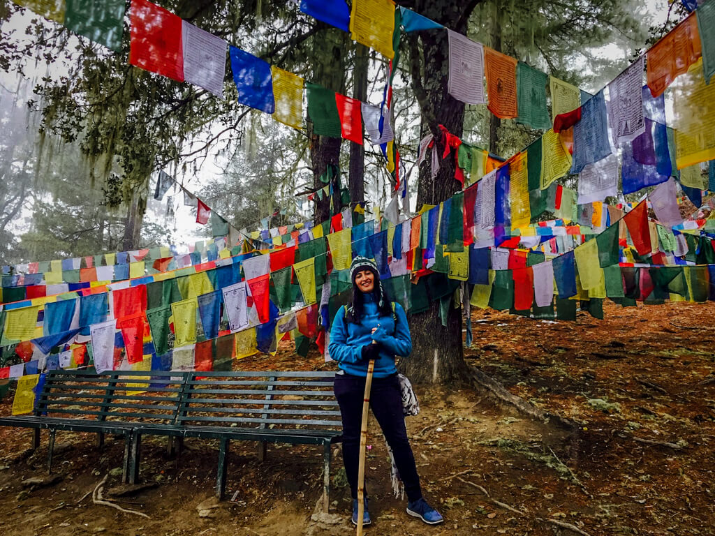 Prayer Flags Enroute Tiger's Nest Monastery Bhutan