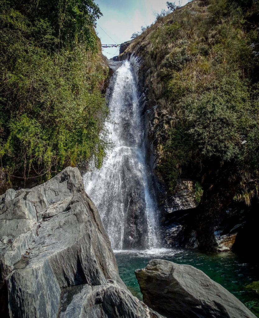 Bhagsu Falls in McLeodganj
