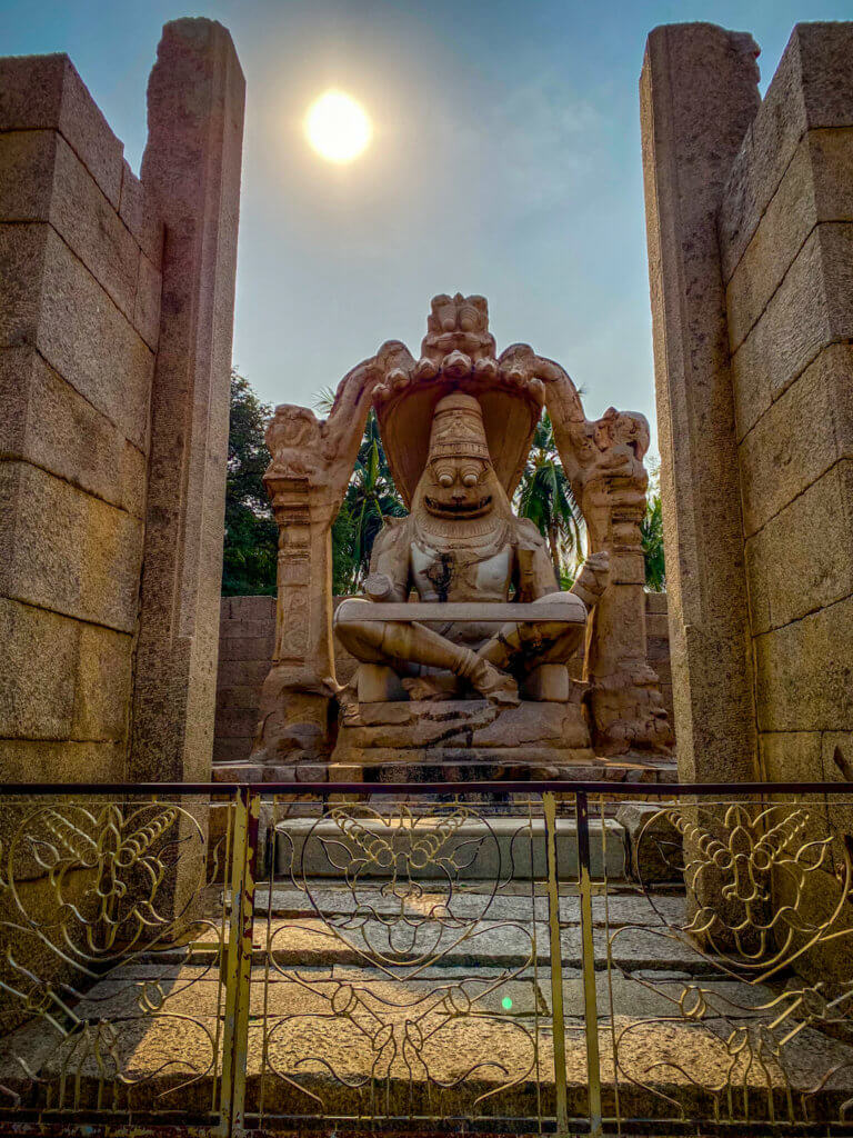 Narasimha Lakshmi Temple in Hampi