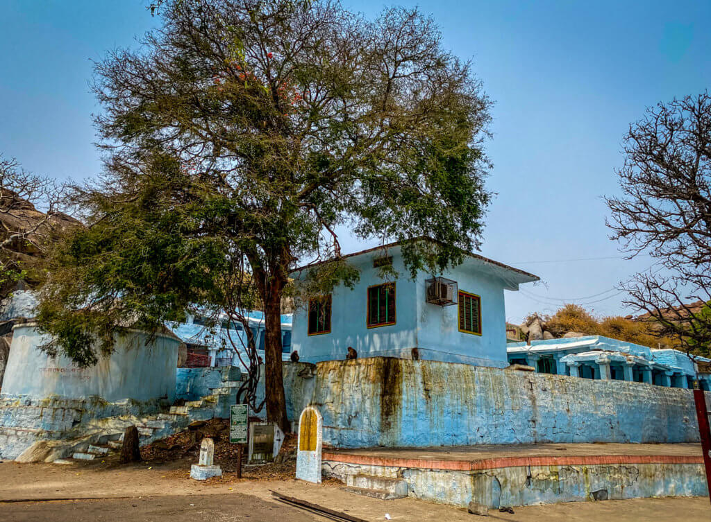 Pampa Sarovar and Monkeys in Anegundi near Hampi