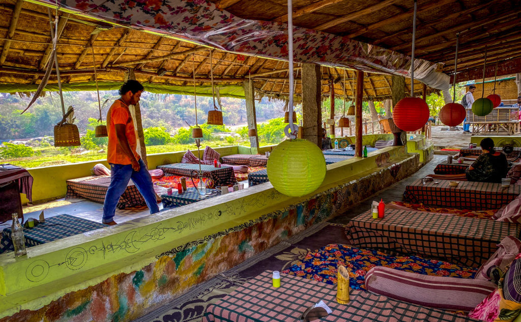 Baba Cafe is an awesome place to have lunch near Hampi