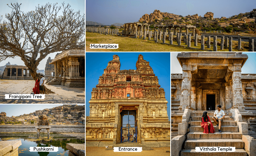 Photos of Vitthala Temple or Vittala Temple Hampi- Frangipani Tree, Gopuram, Pushkarni, Marketplace - This is one of the best places to visit in Hampi