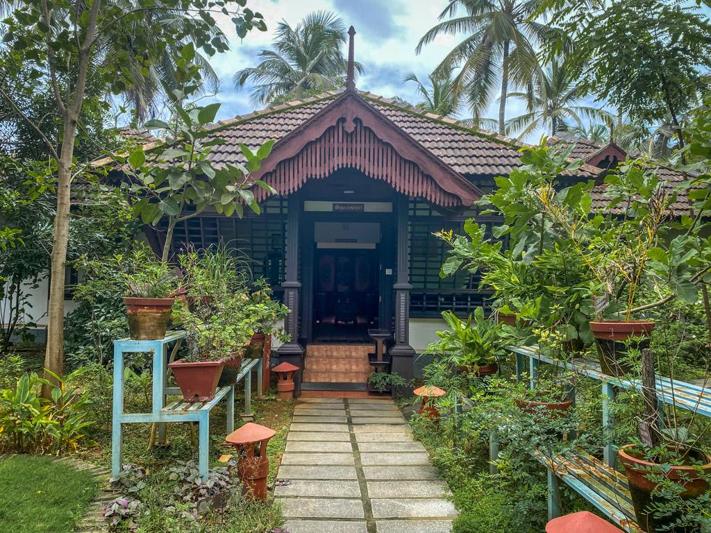 A Treatment Room at Sitaram Beach retreat - An Ayurvedic Retreat in Kerala 
India