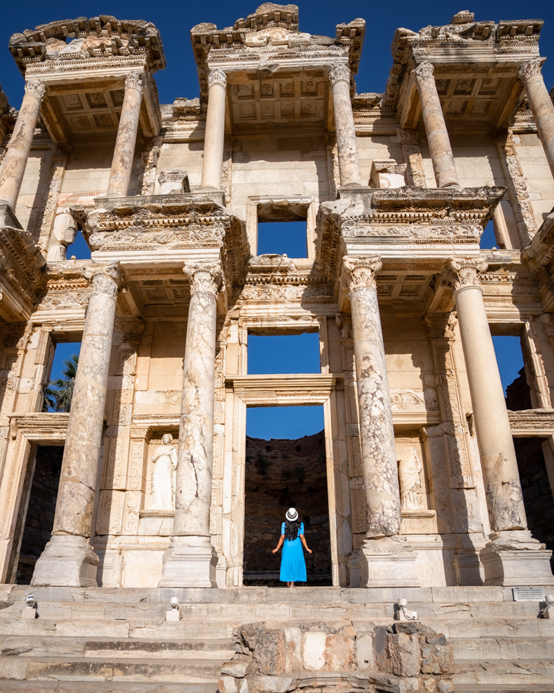 The Library of Celsus in Ephesus near Selcuk turkey