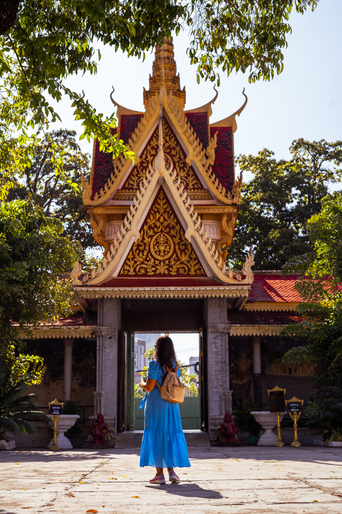 Beautiful corners at the Royal Palace in Phnom Penh