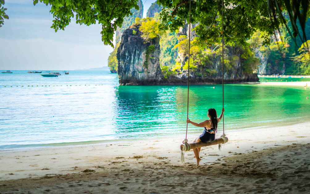 Swing at the Hong Island near Krabi