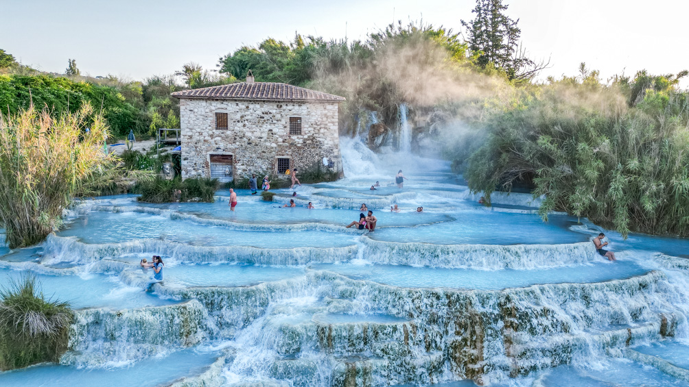 Saturnia Thermal Springs in Tuscany, Italy