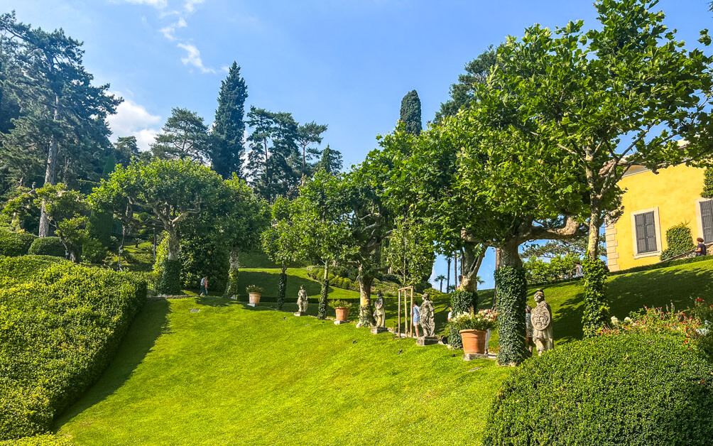 The terraced gardens of Villa Balbianello can't be missed if you're seeing Lake Como in 1 day