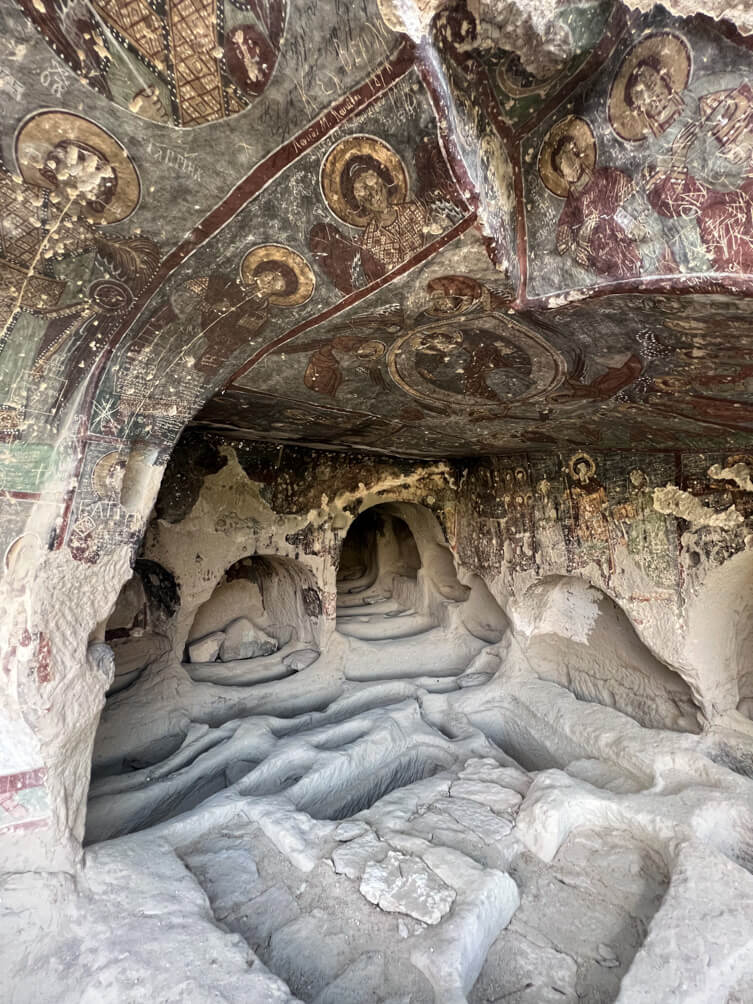 10-Day Turkey Itinerary: The Perfect Route for First-Time Visitors 32 St. Georges Church with colourful frescos in Ihlara Valley Cappadocia Turkey