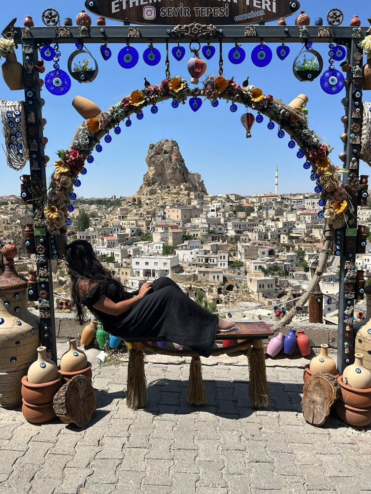 Tea house- Ethem Ustanin Yeri- with a view of Ortahisar