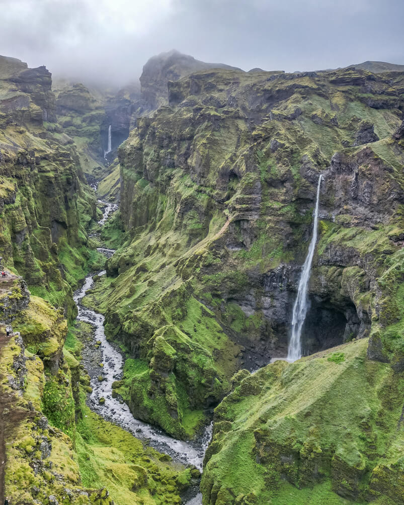 10-Day Iceland Itinerary: An Unforgettable Road Trip 33 Mulagljugur Canyon with its many waterfalls and river
