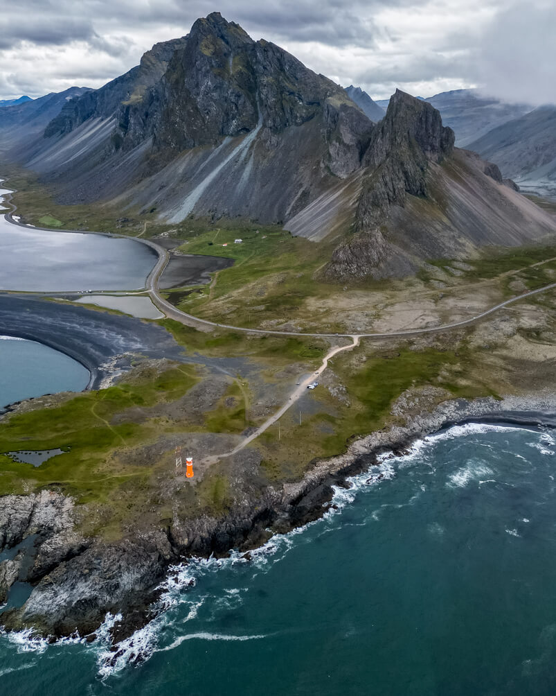 10-Day Iceland Itinerary: An Unforgettable Road Trip 43 The most stunning view of Krossanesfjall from a drone