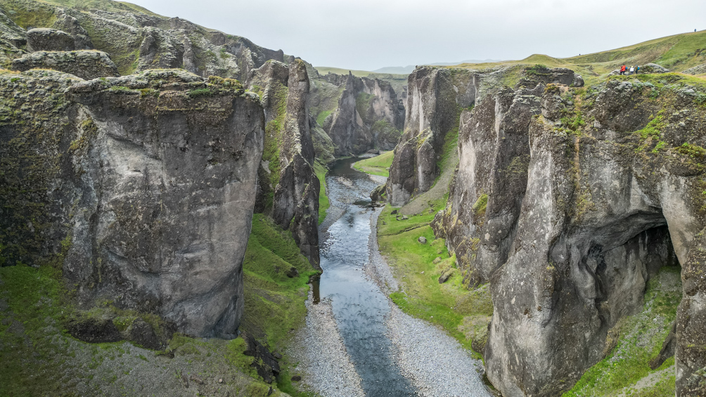 10-Day Iceland Itinerary: An Unforgettable Road Trip 31 Fjadrargljufur canyon as seen from a drone
