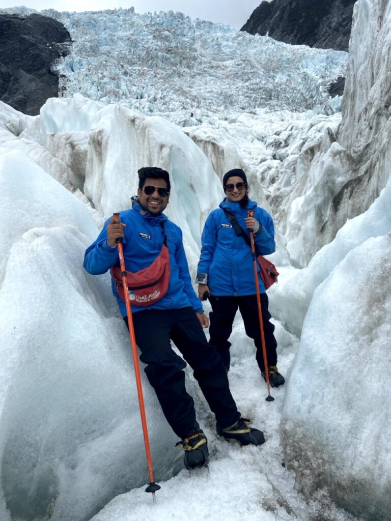 Hiking on Franz Josef Glacier - a must on this New Zealand South Island itinerary