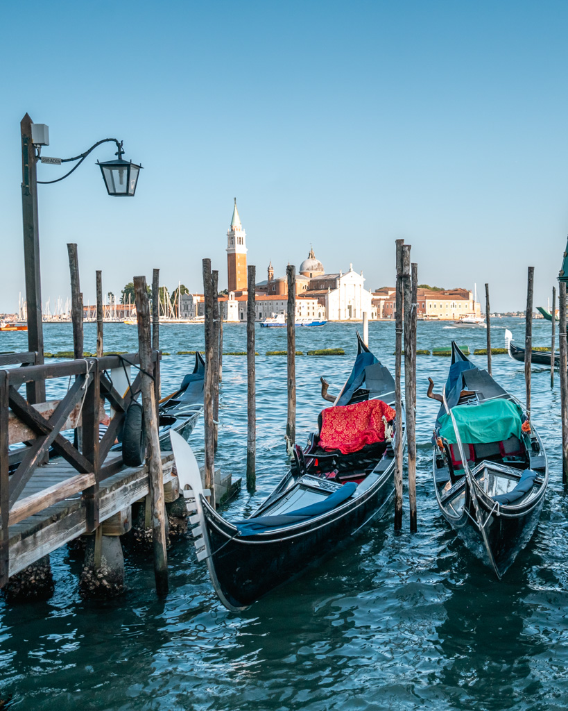 What to See in Venice in 2 Days: The Ultimate Itinerary 11 A beautiful view of parked gondolas in Venice