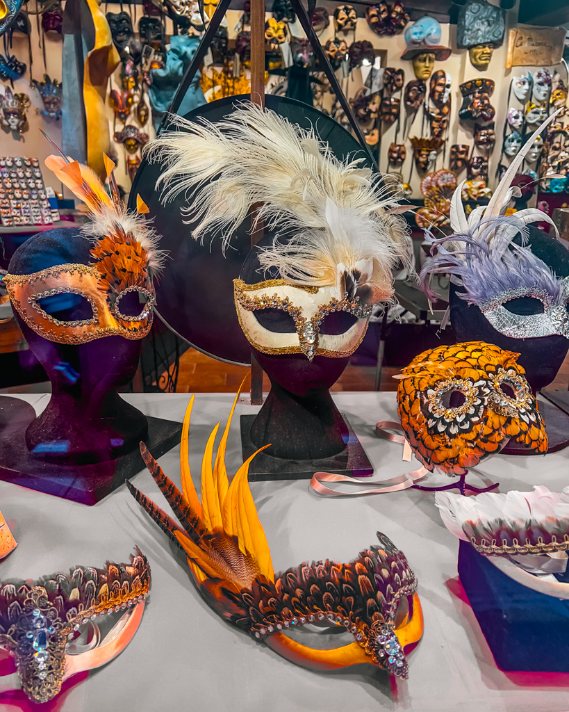 What to See in Venice in 2 Days: The Ultimate Itinerary 4 Masks at a shop in Venice