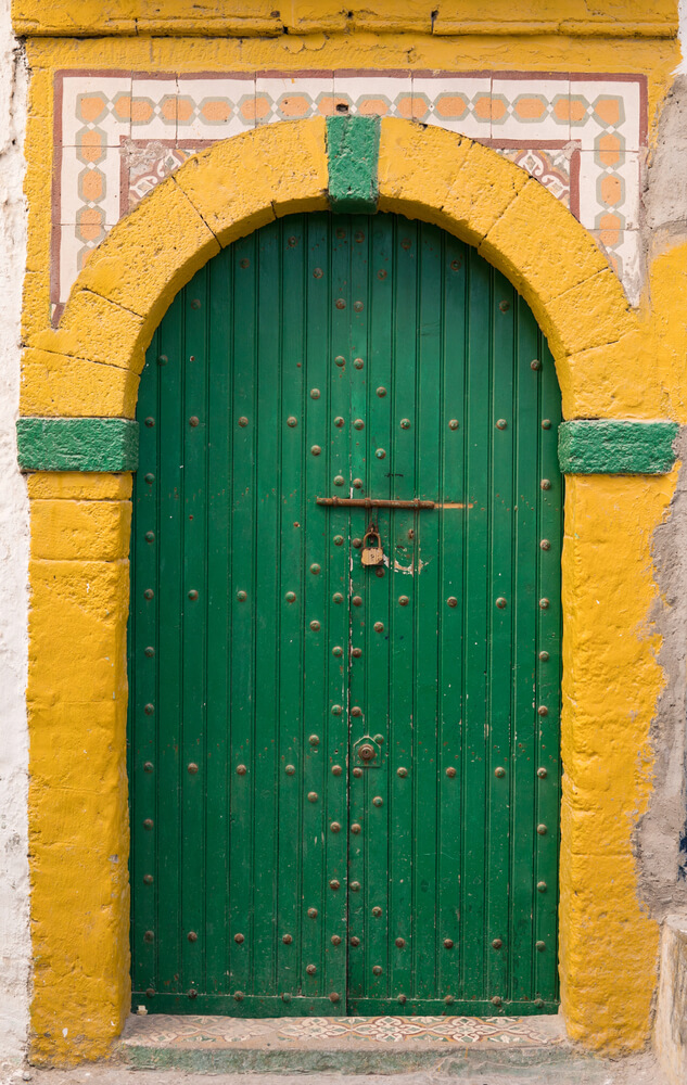 A colourful door of Essaouira