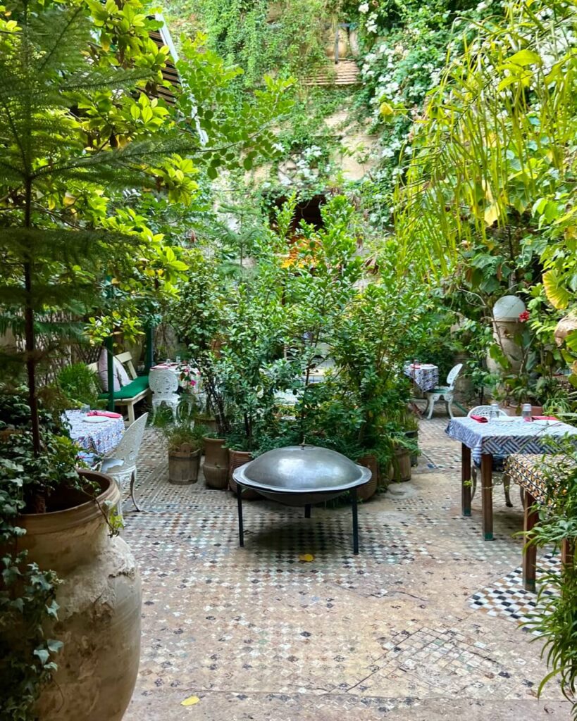 The serene Ruined Garden Restaurant