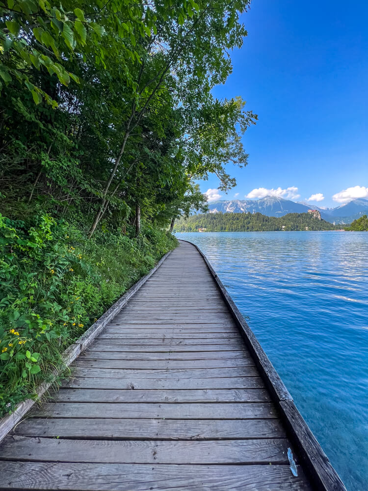 2-Day Lake Bled Itinerary: The Perfect Road Trip Guide 22 The walkways of Lake Bled