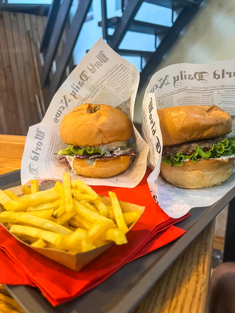 2-Day Lake Bled Itinerary: The Perfect Road Trip Guide 13 2 burgers and french fries from Mega Burger