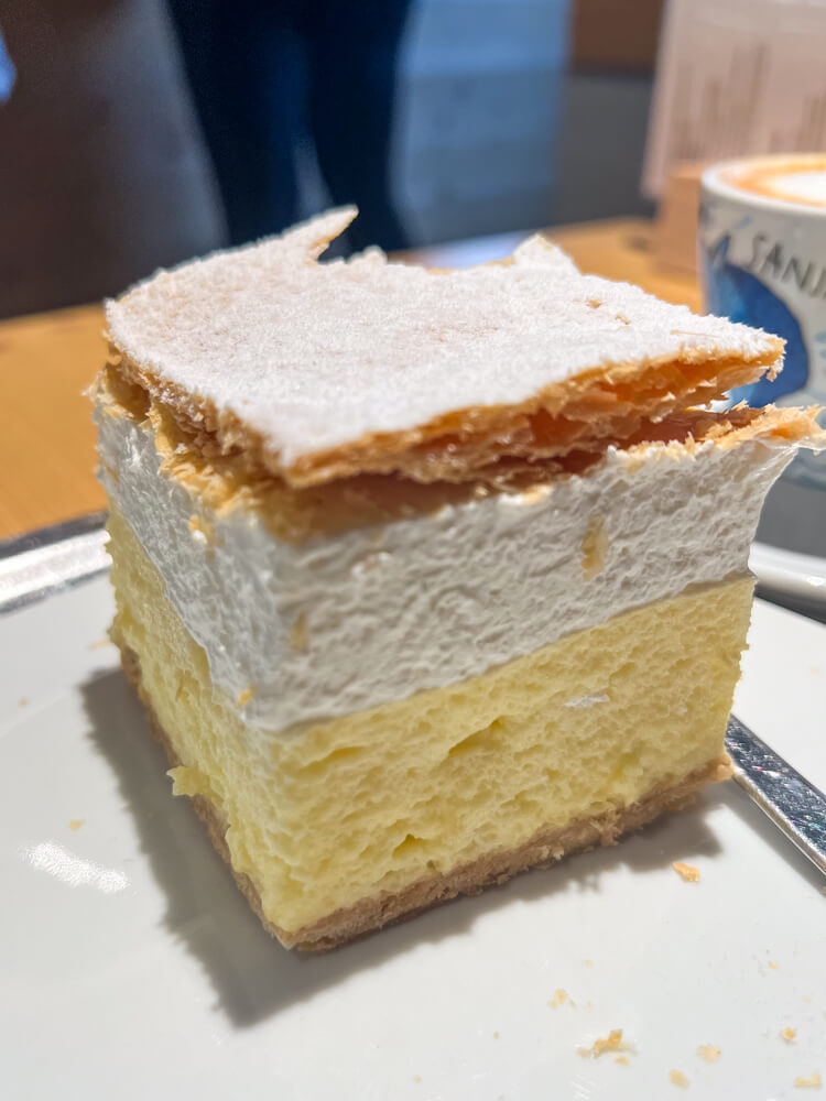 2-Day Lake Bled Itinerary: The Perfect Road Trip Guide 5 Multiple layers of the bled cream cake