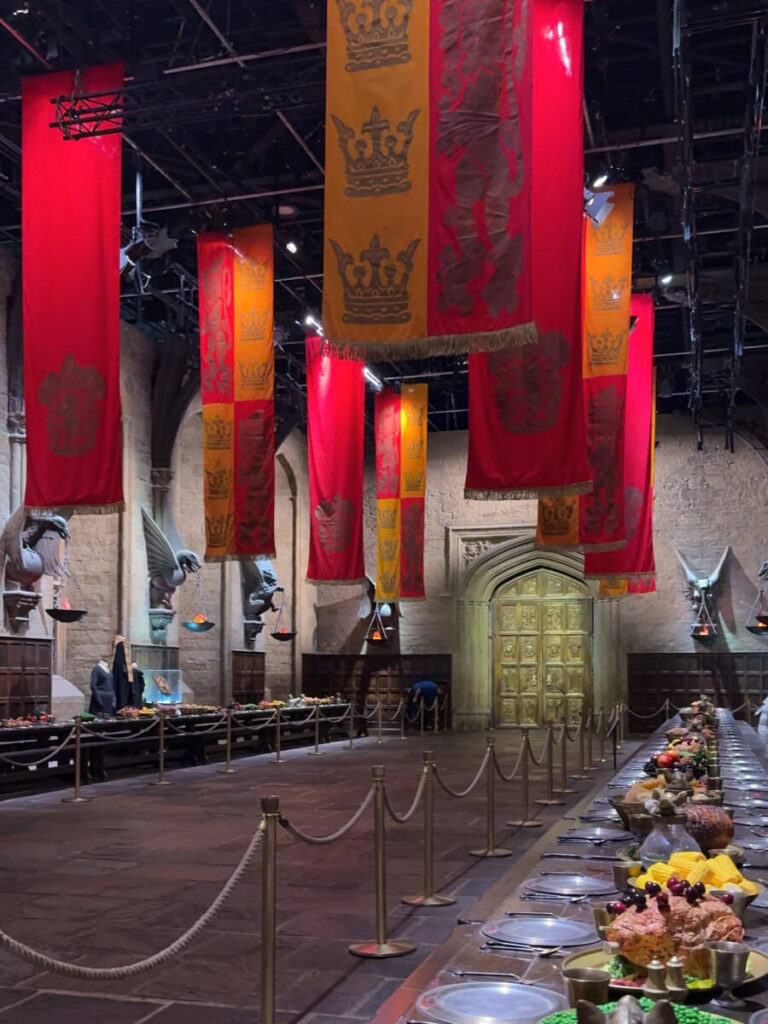 7 Best Paid Attractions in London Actually Worth Paying For 13 The actual set of the Great Hall from Harry Potter at the Warner Bros Studio Tour London